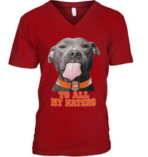 Load image into Gallery viewer, Denver Broncos to all my haters pitbull shirt