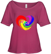 Load image into Gallery viewer, Denver Broncos lgbt tornado heart shirt