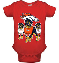 Load image into Gallery viewer, Denver Broncos Rottweilers fan shirt
