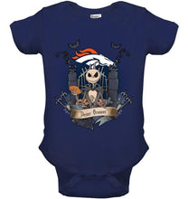 Load image into Gallery viewer, Denver Broncos Jack Skellington shirt