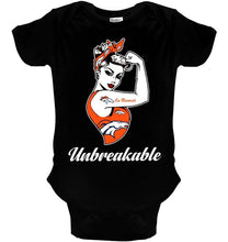 Load image into Gallery viewer, Go Denver Broncos unbreakable girl shirt