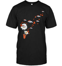 Load image into Gallery viewer, Denver Broncos daisy butterfly fan shirt