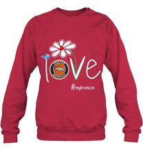 Load image into Gallery viewer, Love my Broncos Denver Broncos daisy fan shirt