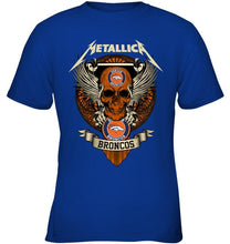 Load image into Gallery viewer, Metallica Denver Broncos shirt