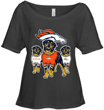 Load image into Gallery viewer, Denver Broncos Rottweilers fan shirt