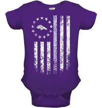 Load image into Gallery viewer, Denver Broncos american flag stars shirt