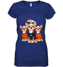 Load image into Gallery viewer, Denver Broncos Chihuahuas fan shirt