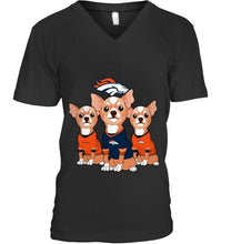 Load image into Gallery viewer, Denver Broncos Chihuahuas fan shirt