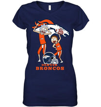 Load image into Gallery viewer, Denver Broncos Rick and morty fan shirt