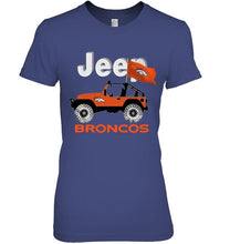 Load image into Gallery viewer, Jeep Denver Broncos fan hoodie