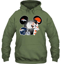 Load image into Gallery viewer, Denver Broncos Minnie cheerleader shirt