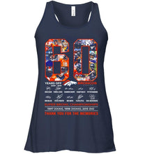 Load image into Gallery viewer, 60 years of Denver Broncos thank you for the memories shirt