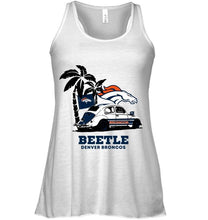 Load image into Gallery viewer, Beetle Denver Broncos on beach shirt