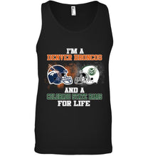 Load image into Gallery viewer, i'm a Denver Bronco and a Colorado State Ram for life shirt