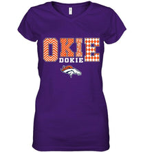 Load image into Gallery viewer, Okie dokie Denver Broncos fan shirt