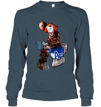 Load image into Gallery viewer, IT Boise State Broncos in toilet halloween hoodie