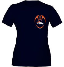Load image into Gallery viewer, Denver Broncos American flag back shirt