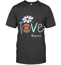 Load image into Gallery viewer, Love my Broncos Denver Broncos daisy fan shirt