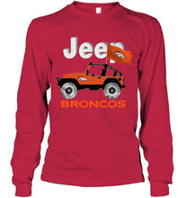 Load image into Gallery viewer, Jeep Denver Broncos fan hoodie