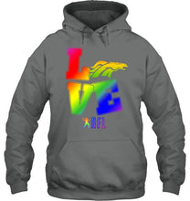 Load image into Gallery viewer, Love Denver Broncos lgbt NFL shirt
