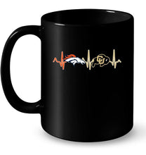 Load image into Gallery viewer, Denver Broncos Colorado Buffaloes heartbeat shirt