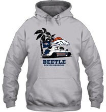 Load image into Gallery viewer, Beetle Denver Broncos on beach shirt
