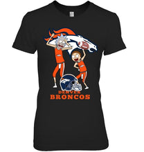 Load image into Gallery viewer, Denver Broncos Rick and morty fan shirt