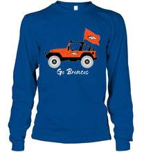 Load image into Gallery viewer, Go Denver Broncos Jeep shirt