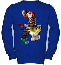 Load image into Gallery viewer, IT Western Michigan Broncos in toilet halloween hoodie