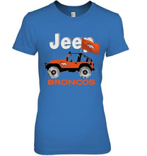 Load image into Gallery viewer, Jeep Denver Broncos fan hoodie