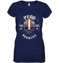 Load image into Gallery viewer, Puro Denver Broncos por vida fan shirt