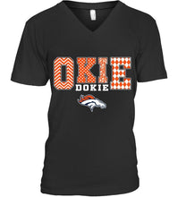 Load image into Gallery viewer, Okie dokie Denver Broncos fan shirt