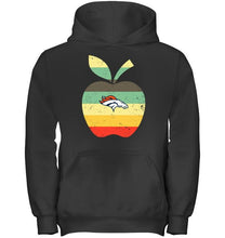 Load image into Gallery viewer, Denver Broncos teacher apple retro shirt