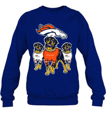 Load image into Gallery viewer, Denver Broncos Rottweilers fan hoodie