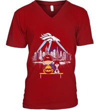 Load image into Gallery viewer, snoopy watch Denver Broncos city shirt