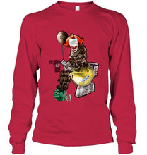 Load image into Gallery viewer, IT Western Michigan Broncos in toilet halloween hoodie