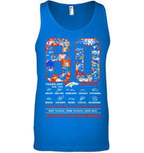 Load image into Gallery viewer, 60 years of Denver Broncos thank you for the memories shirt