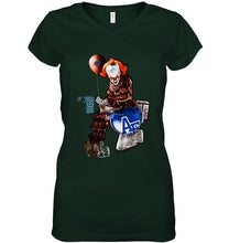 Load image into Gallery viewer, IT Boise State Broncos in toilet halloween hoodie