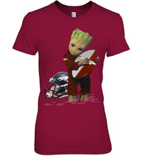 Load image into Gallery viewer, Groot loves Denver Broncos fan hoodie