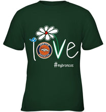 Load image into Gallery viewer, Love my Broncos Denver Broncos daisy fan shirt