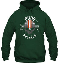 Load image into Gallery viewer, Puro Denver Broncos por vida fan shirt