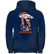 Load image into Gallery viewer, Denver Broncos Rick and morty fan shirt