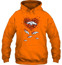Load image into Gallery viewer, Denver Broncos tiny hearts shape shirt