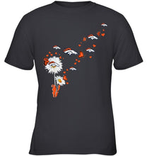 Load image into Gallery viewer, Denver Broncos daisy butterfly fan shirt