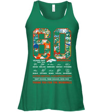 Load image into Gallery viewer, 60 years of Denver Broncos thank you for the memories shirt