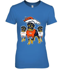 Load image into Gallery viewer, Denver Broncos Rottweilers fan shirt