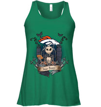 Load image into Gallery viewer, Denver Broncos Jack Skellington shirt