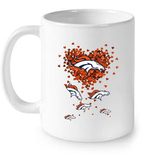 Load image into Gallery viewer, Denver Broncos tiny hearts shape shirt