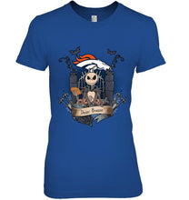 Load image into Gallery viewer, Denver Broncos Jack Skellington shirt