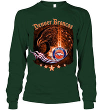 Load image into Gallery viewer, denver broncos eagle american flag shirt